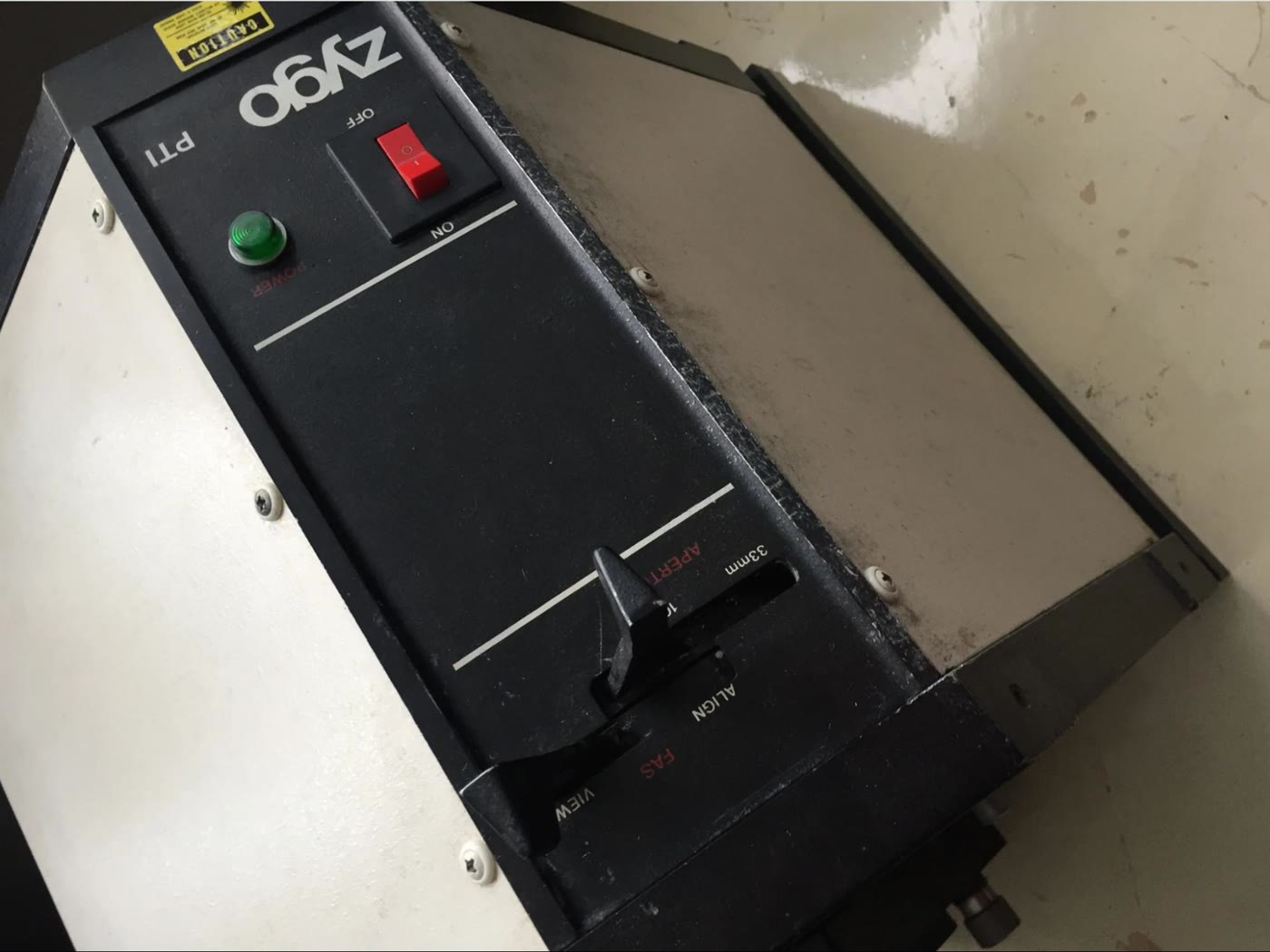 Zygo PTI-02 prior to conversion